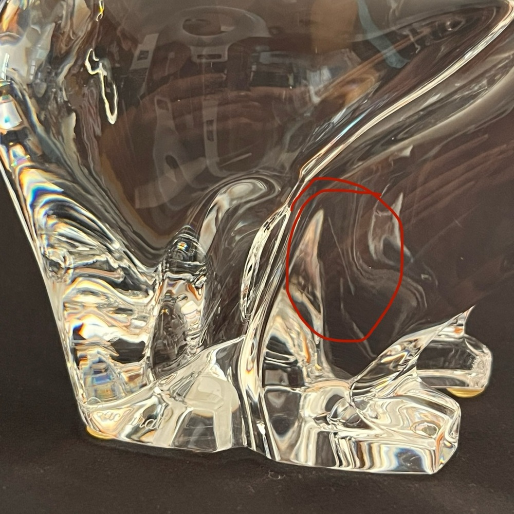 Baccarat Crystal Bear Special Edition RARE - Picture 8 of 8